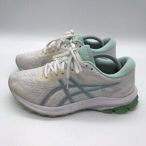 Asics FlyteFoam DuoMax Women’s Size 7 Shoes. White/Cream/Sea Green Sneakers